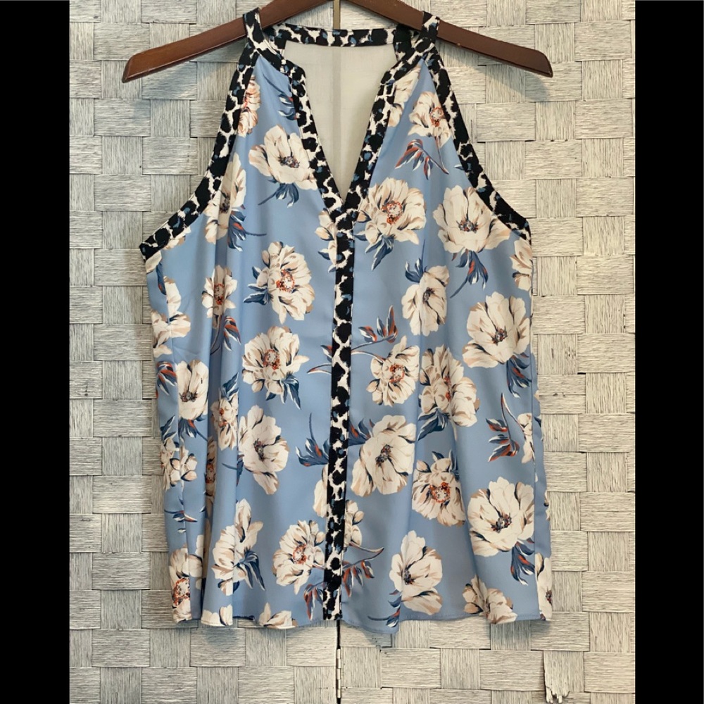 Cooper & Ella Floral Print Tank Top Small